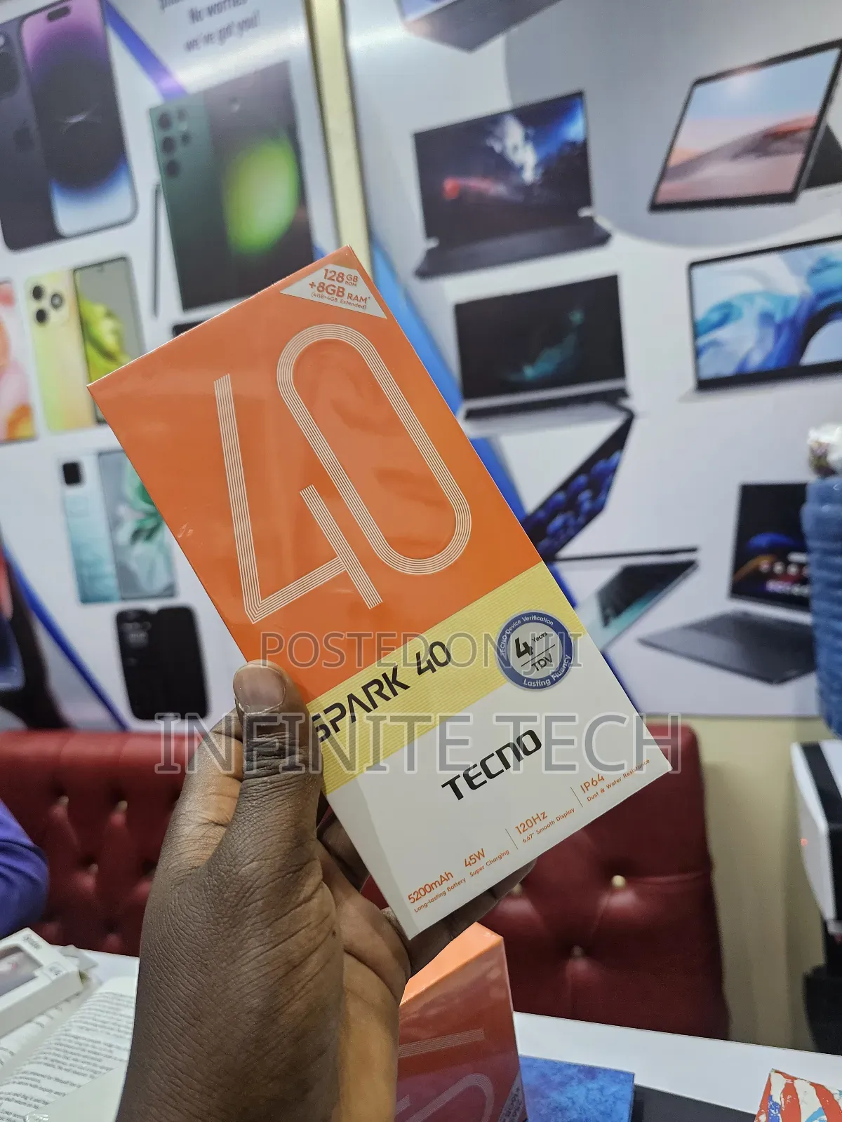 New Tecno Pop 10 128 GB Black