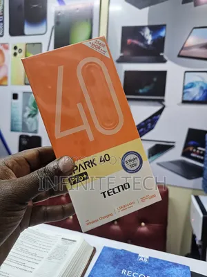 New Tecno Spark 40 Pro+ 256 GB Black