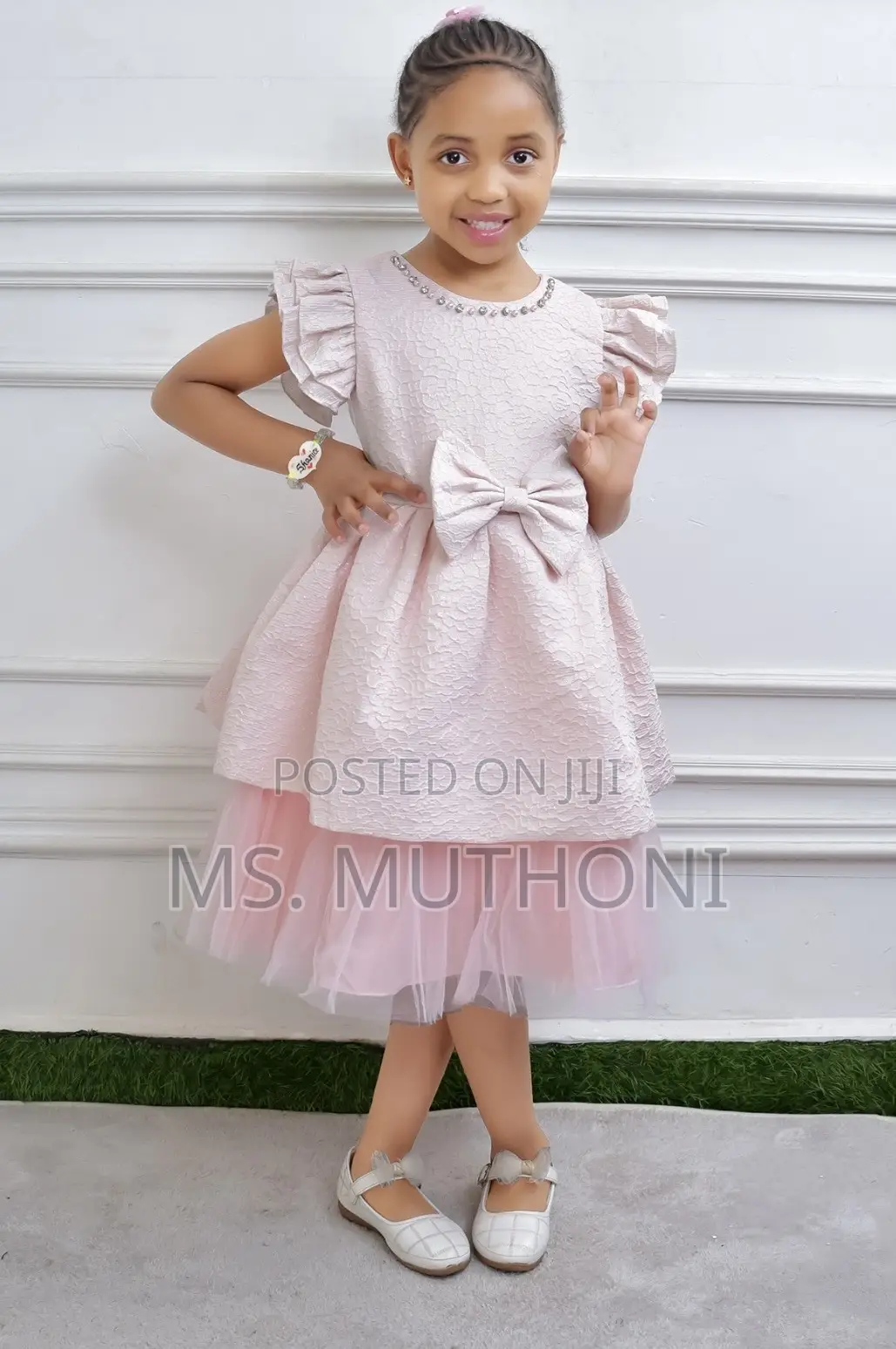 Beautiful Girls Dress + Purse 5-10 Yrs