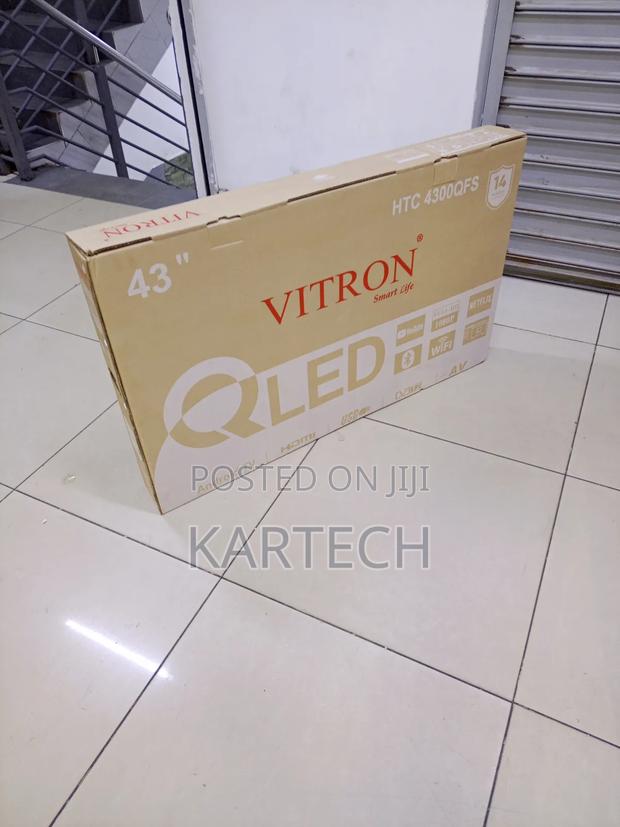 Vitron 43” Qled Frameless Smart Android Tv