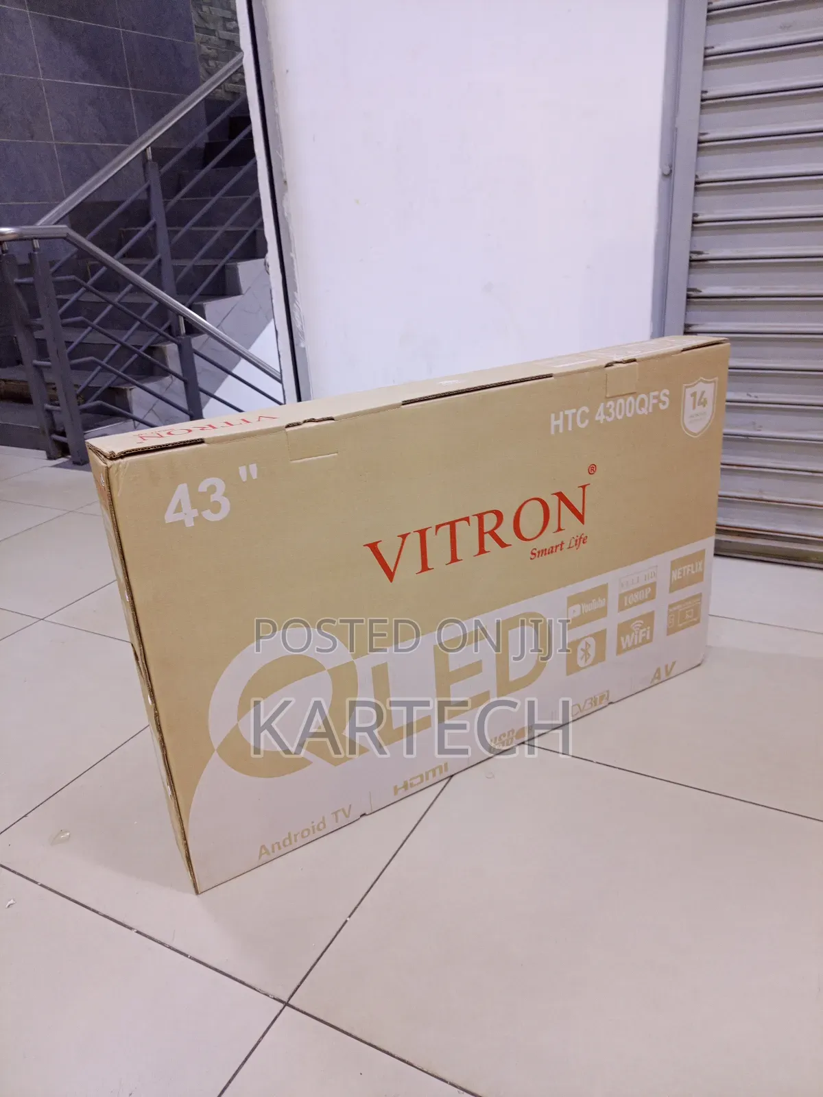 Vitron HTC 4300qfs 43 Inch Qled Android Smart Tv