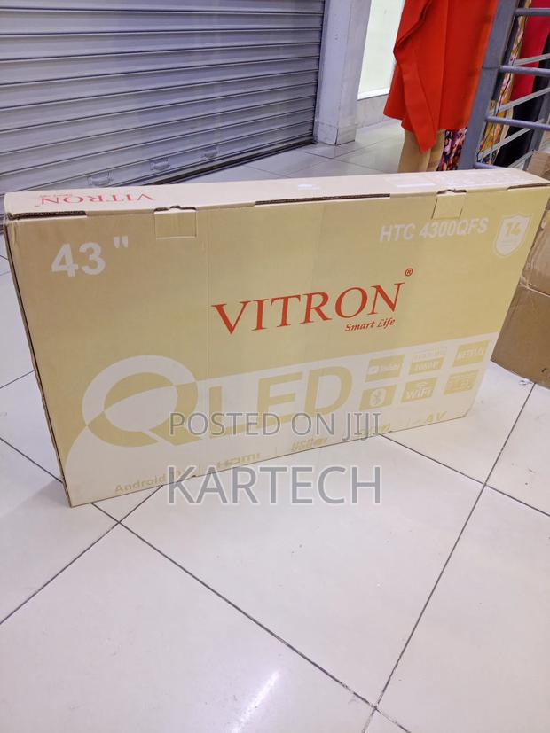 Vitron 43 Inch Smart Qled Tv – Android Os, Hdr, Hdmi - main view