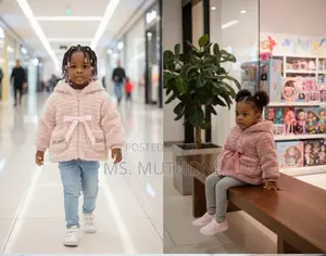 Girls Fleece Sweater + Pouch Months to 4 Yrs