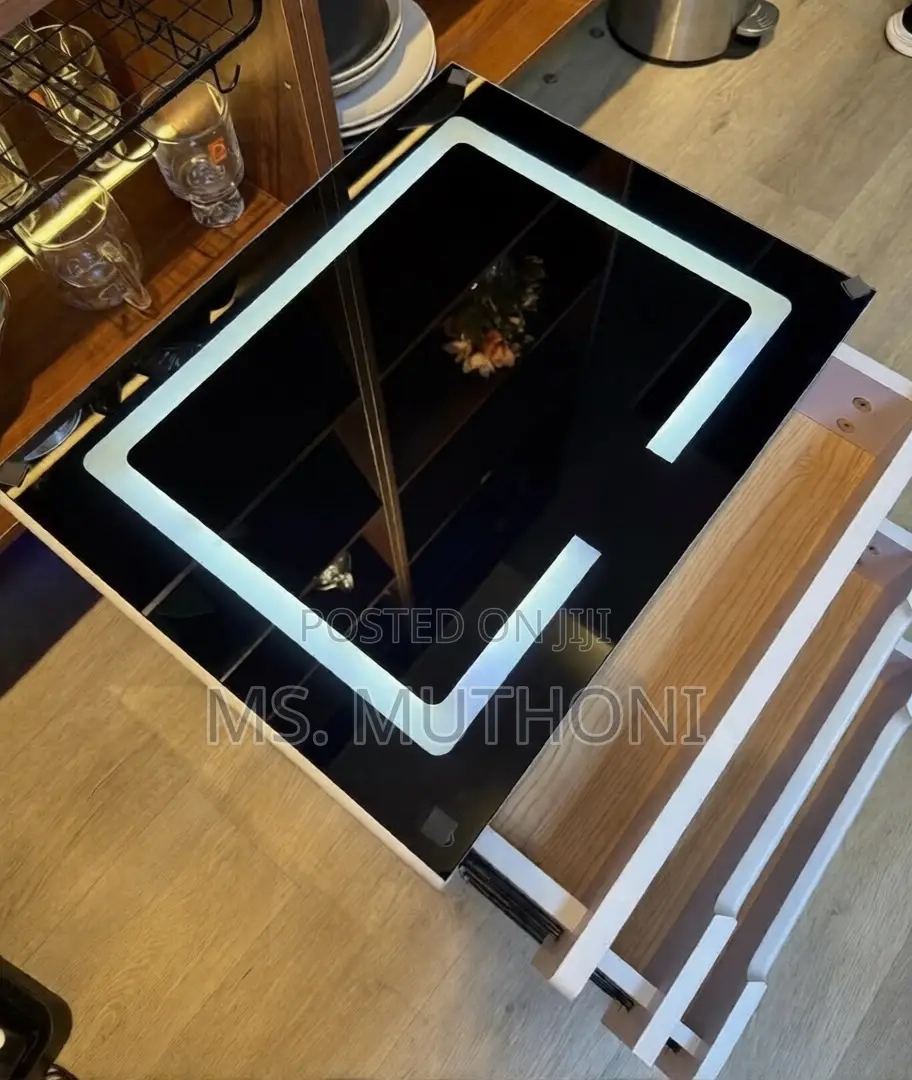 White Modern 3 Drawer Smart Nightstand