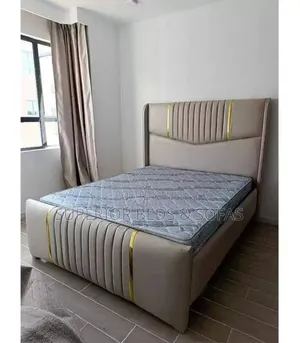 Elegant Upholstered Bed (5 by 6) - Free Delivery.