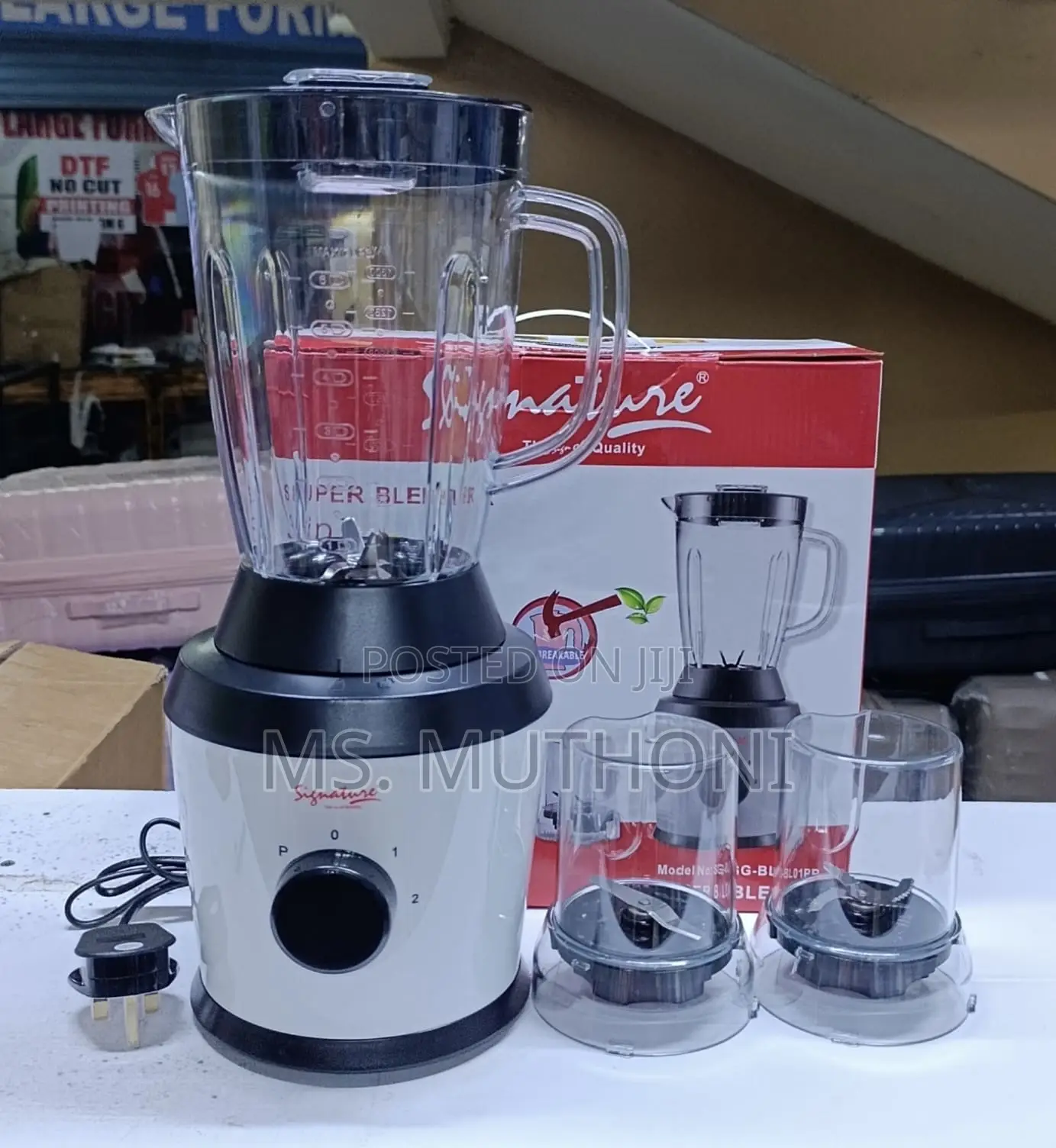 Signature 3-in-1 Super Blender 1.5-Liter Unbreakable Polycarbonate Jar