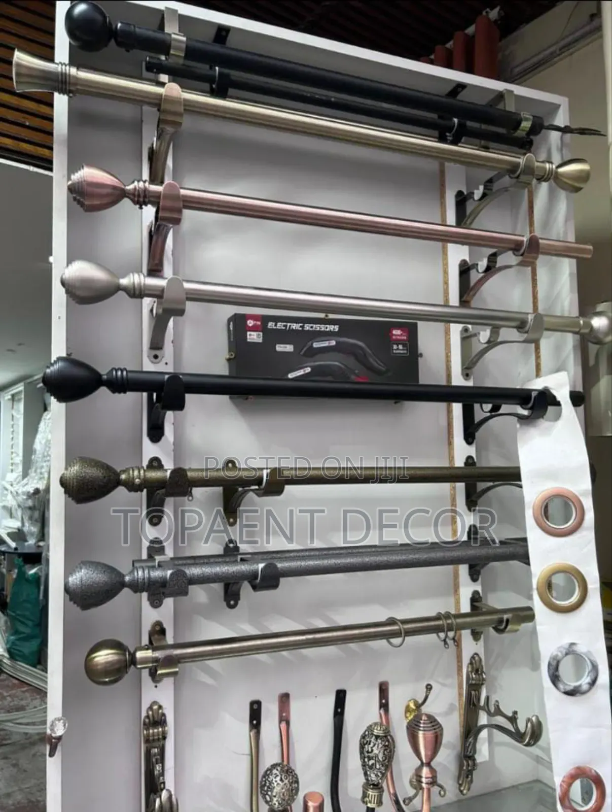 Powder Coated All Colours Curtain Rods