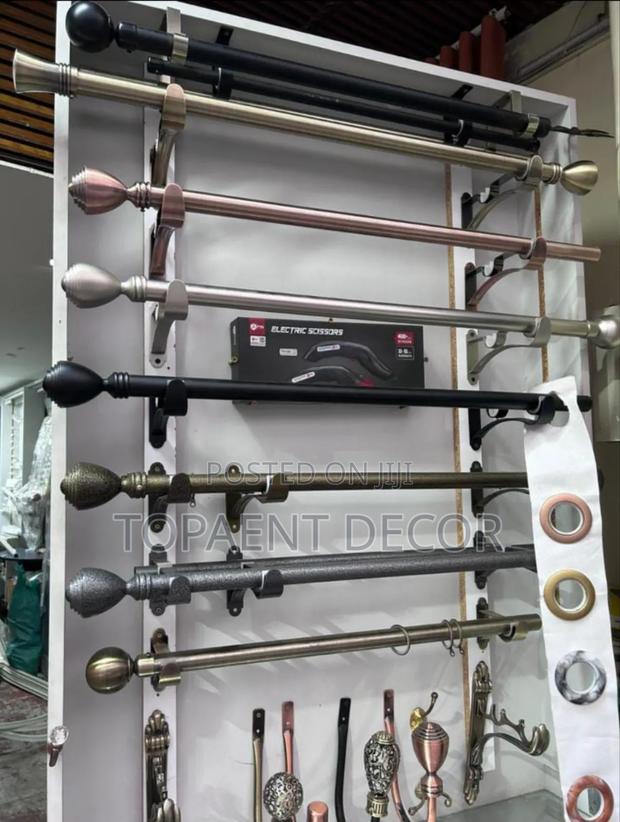 Powder Coated All Colours Curtain Rods - main view