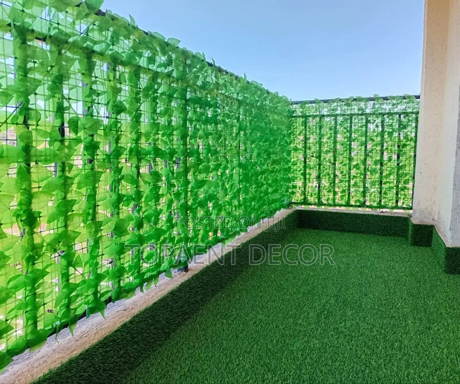20mm Green Artificial Soft On Stepping Balcony Grass Carpet
