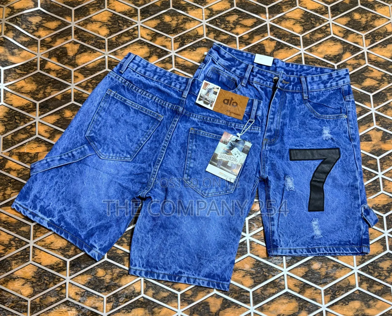 Quality Casual Unisex Designer Denim Normal Graphics Jort Shorts