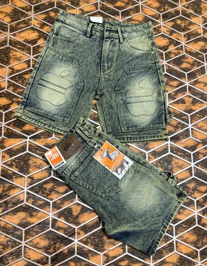 Quality Casual Unisex Designer Denim Normal Graphics Jort Shorts