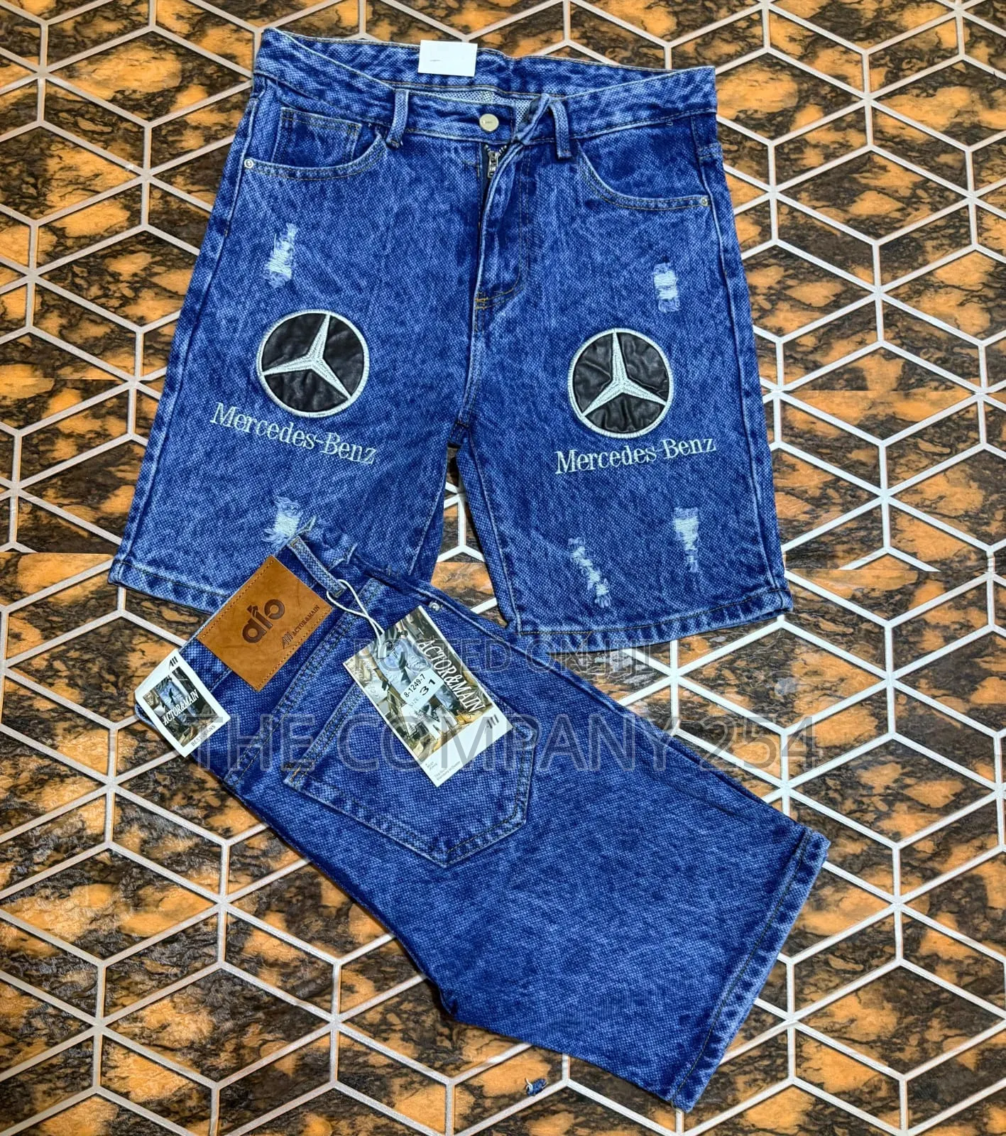 Quality Casual Unisex Designer Denim Normal Graphics Jort Shorts