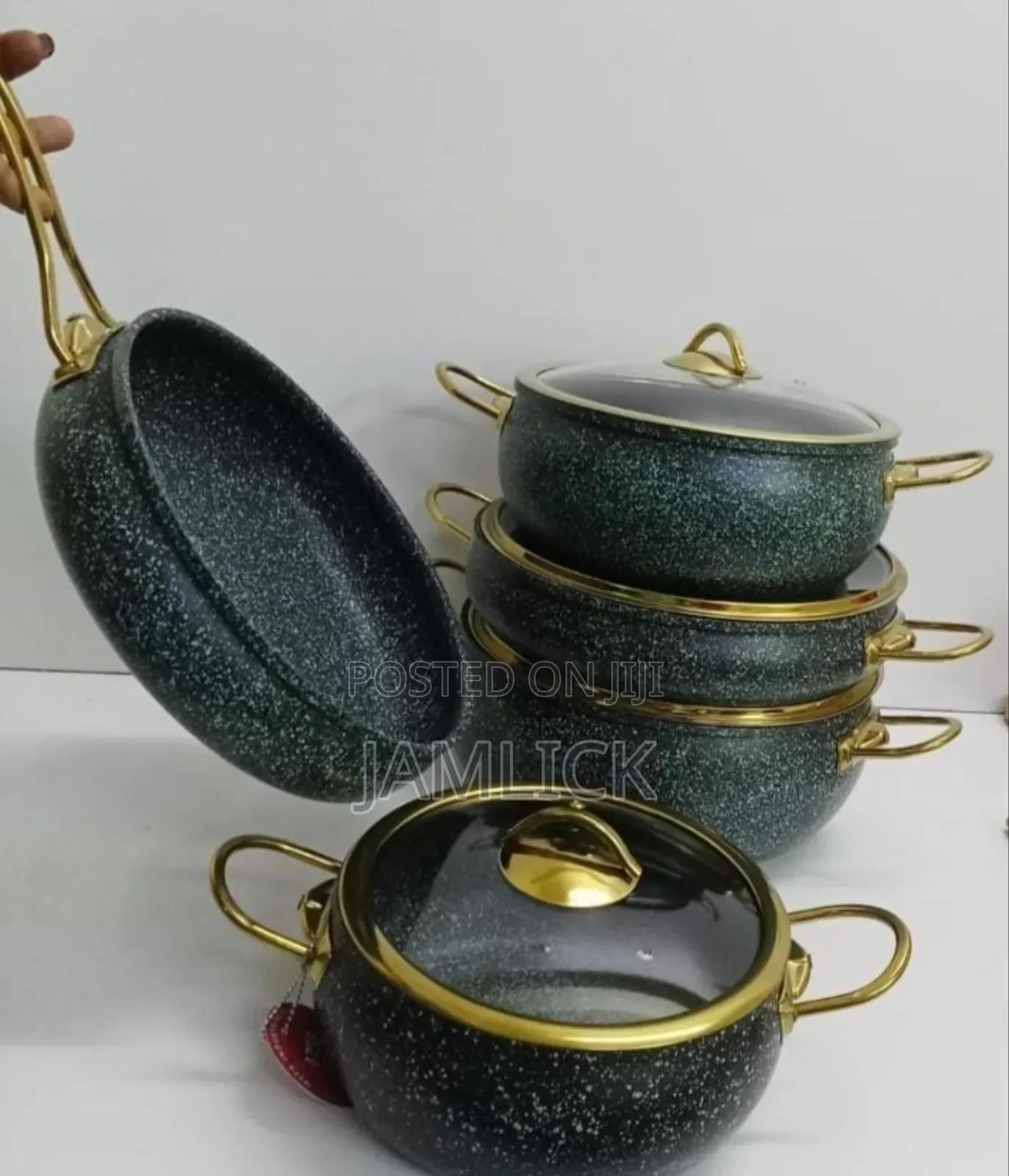 9pcs Granite Coating Kitchen Cookware Set - Bz