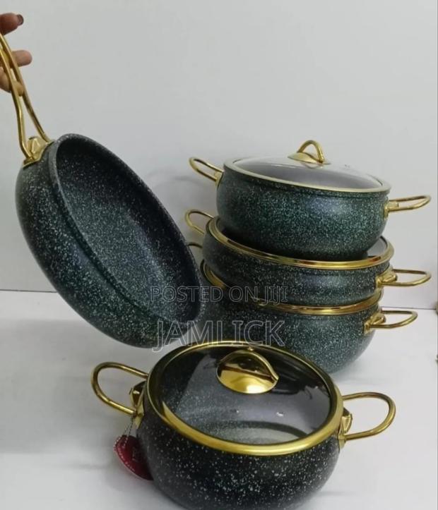 9pcs Granite Coating Kitchen Cookware Set - Bz - main view