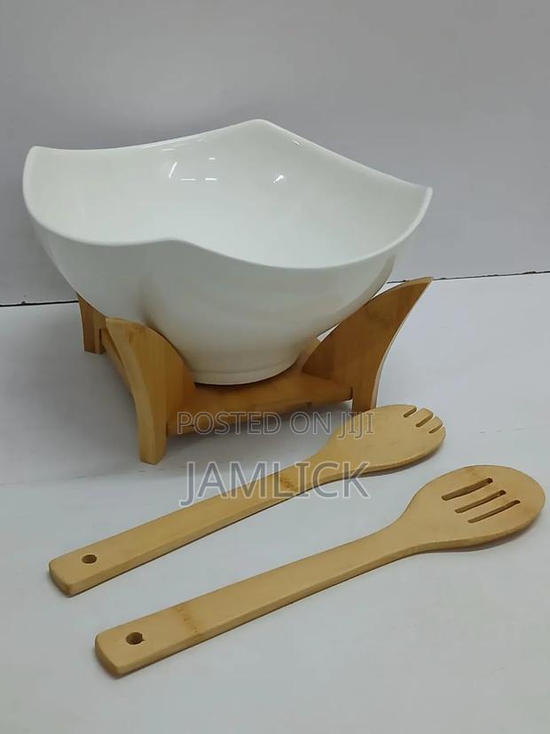 Ceramic Salad Bowl Available - Bz - main view