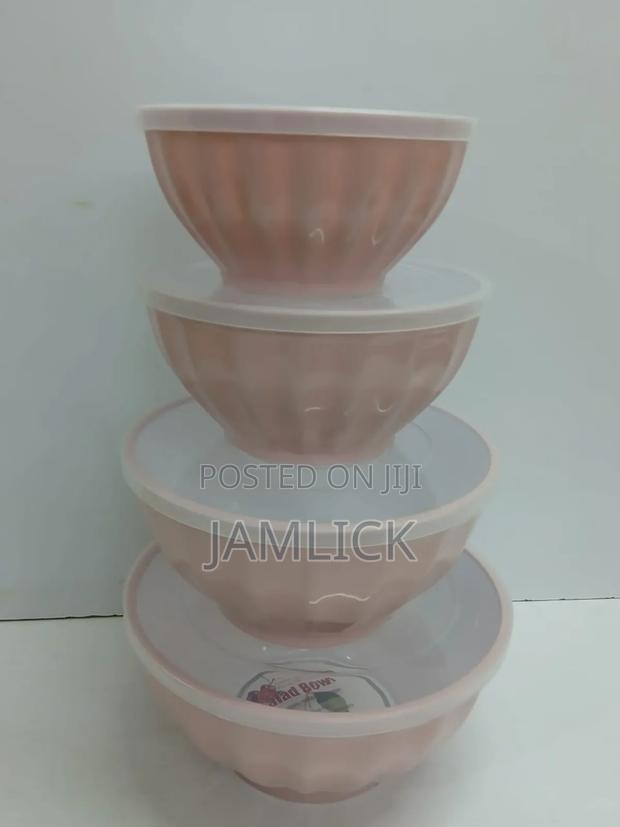 4-in-1 Salad / Storage Bowls Set - Bz - thumbnail 2