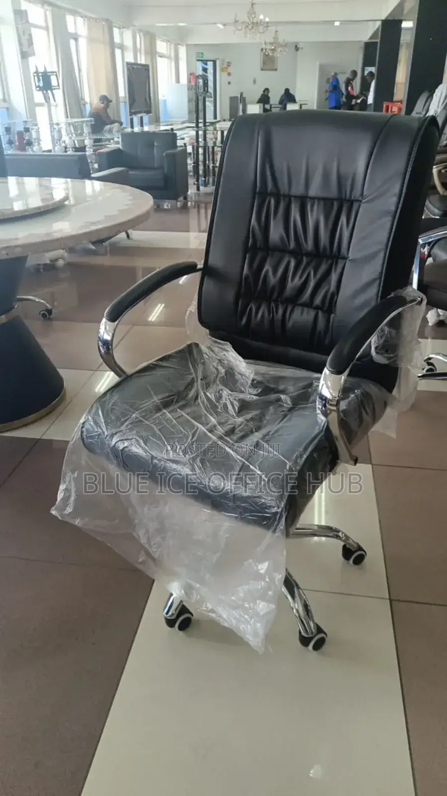 Ergonomic Leather Office Chair