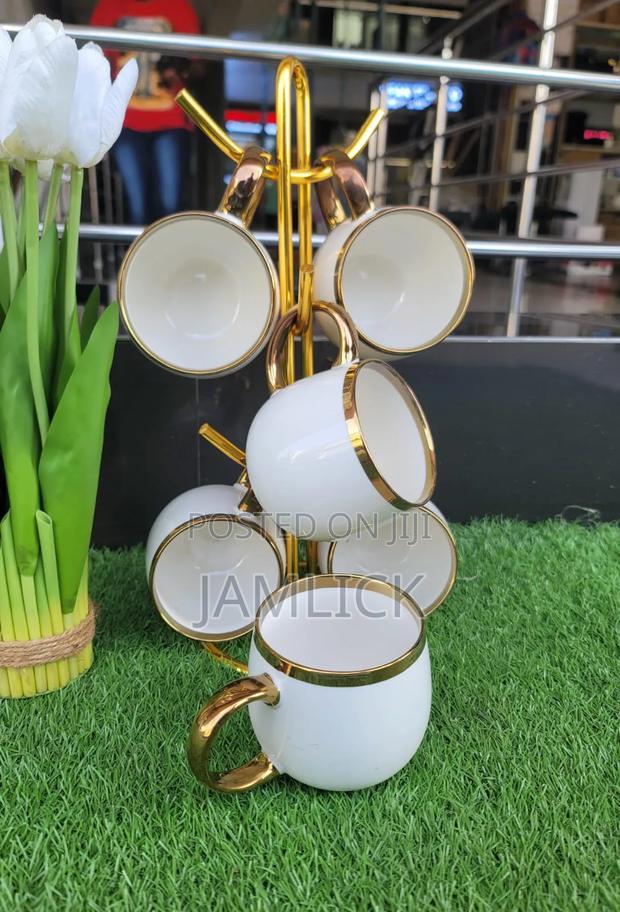 Set of 6 Ceramic Mugs - Sp - main view