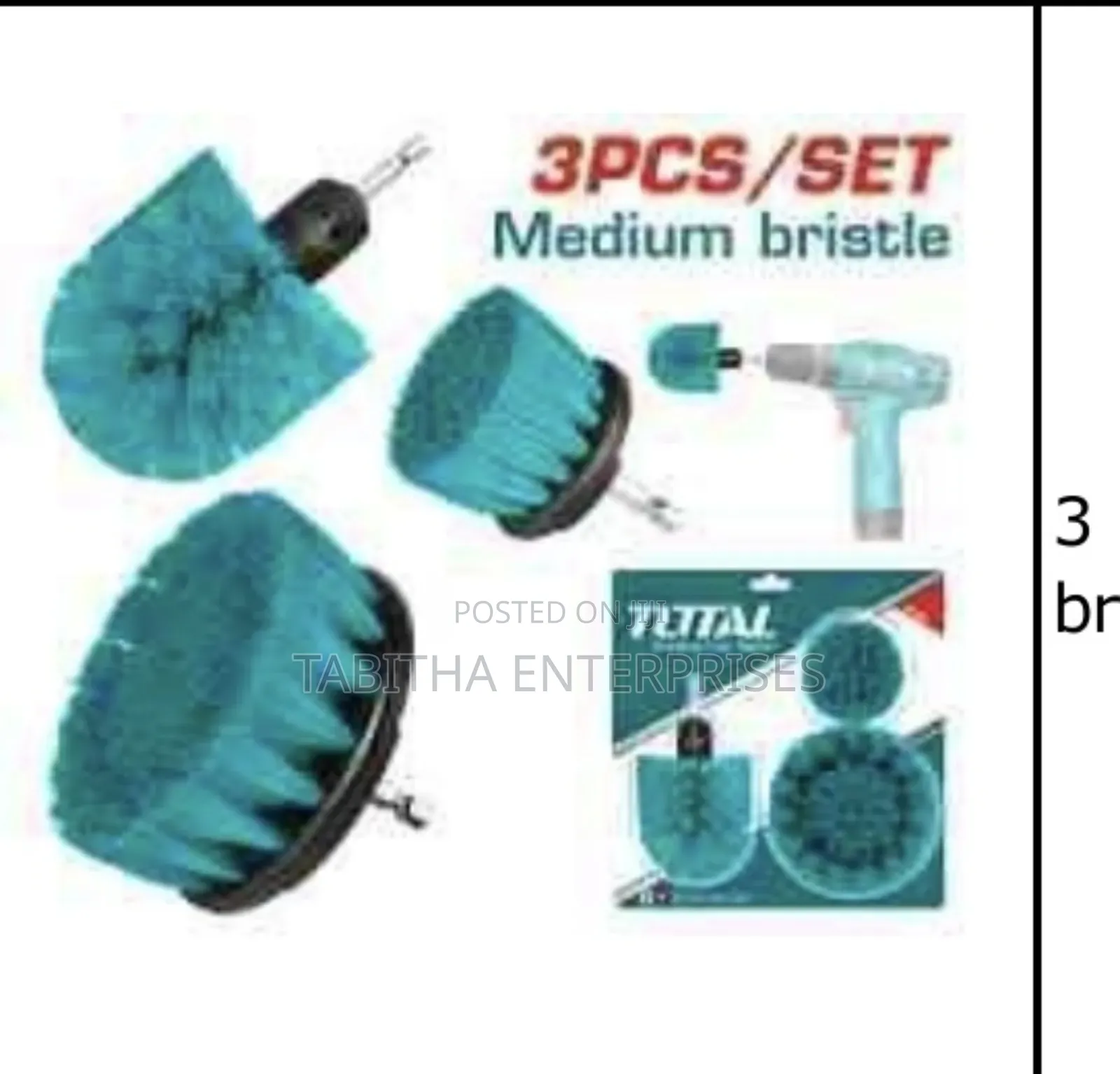 3pc Drill Brush