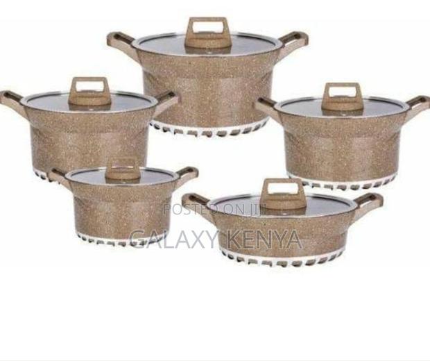Lucky Rain 10pc Cookware Set Nonstick Sufuria - thumbnail 3