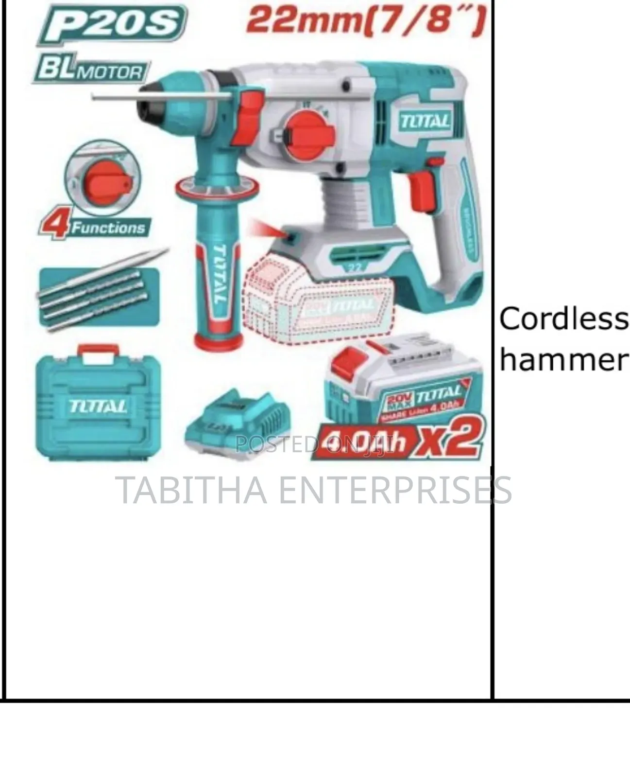 Cordless Hammer Drill/Total  Cordless Drill