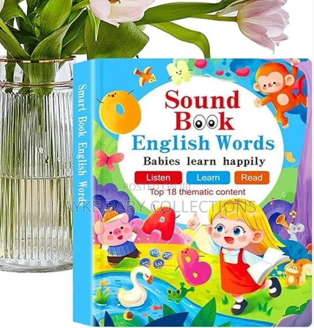 Interactive English Sound Book for Toddlers | Learn First Words - thumbnail 2