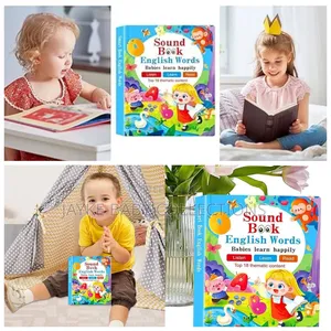 Interactive English Sound Book for Toddlers | Learn First Words