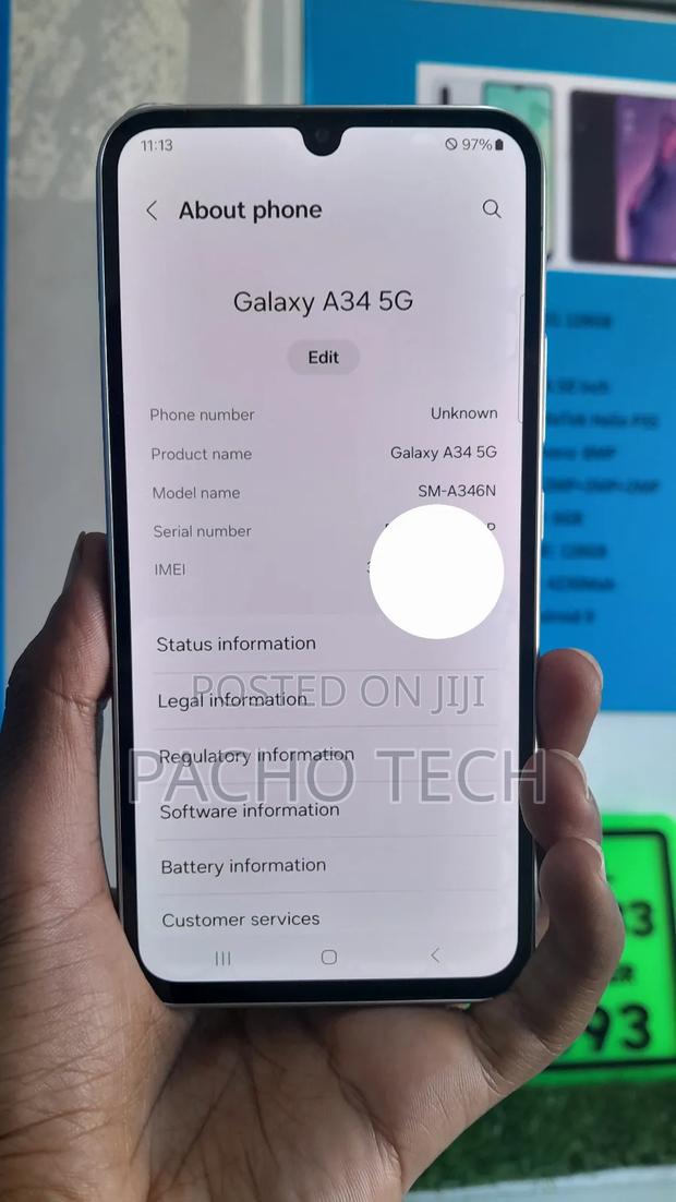 Samsung Galaxy A34 5G 128 GB Silver - thumbnail 4