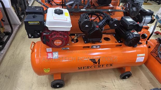Mercury Uk 
2 in 1 200ltrs Compressor 8hp Engine 3hp Motor - main view