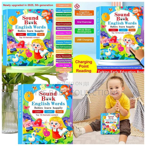 Interactive English Sound Book for Toddlers | Learn First Words - thumbnail 3