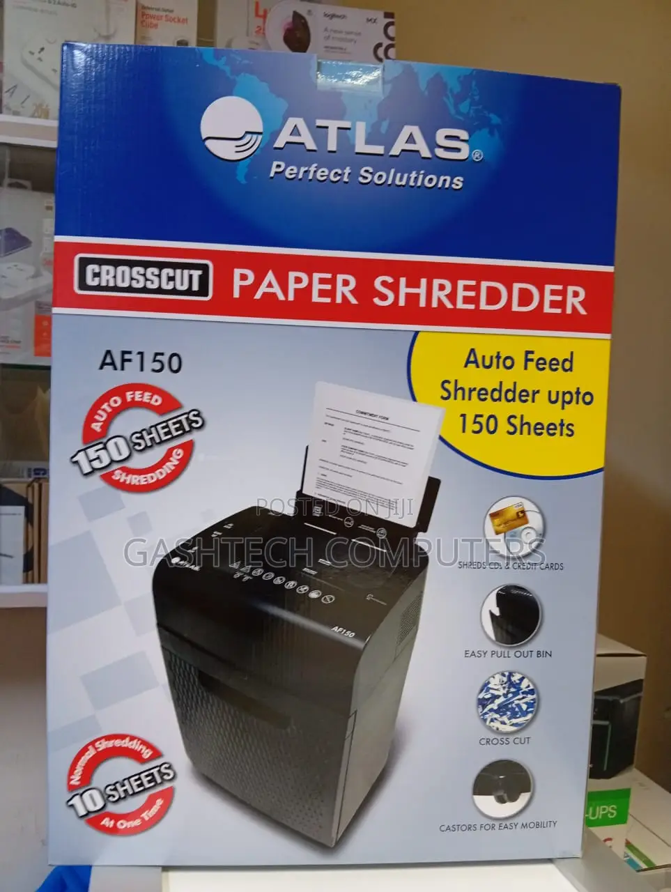 Paper Shredder Crosscut Af150