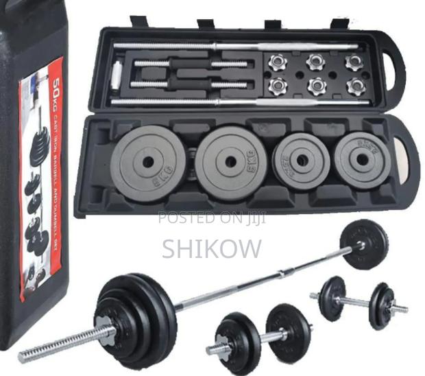 York 50kg Adjustable Dumbbell Set