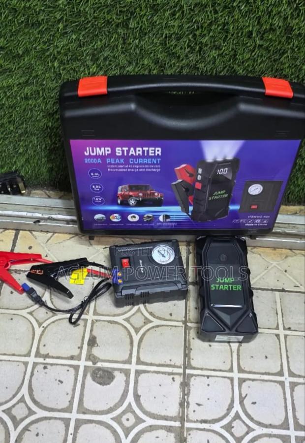 Jump Starter 2000ah Complete With Air Compressor - thumbnail 2