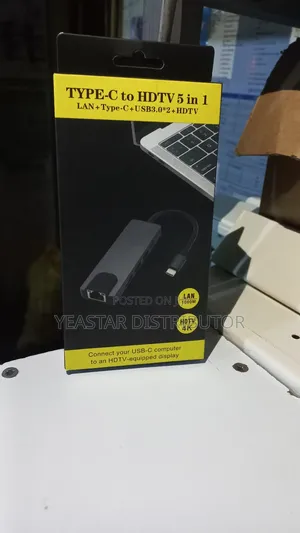 Type C to HDTV 5 in 1 Usb Hub