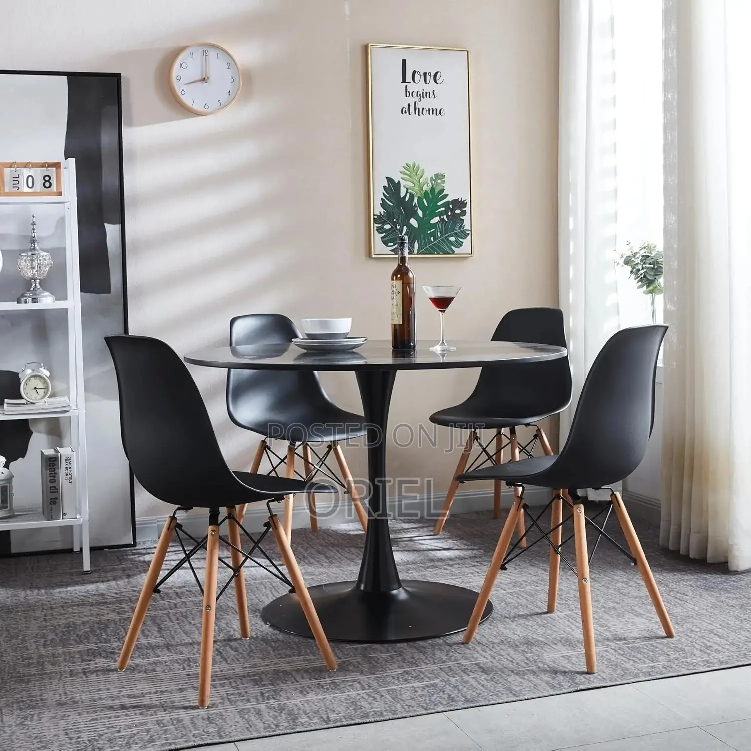 Dining Set : 4-Seater Eames Dining Set