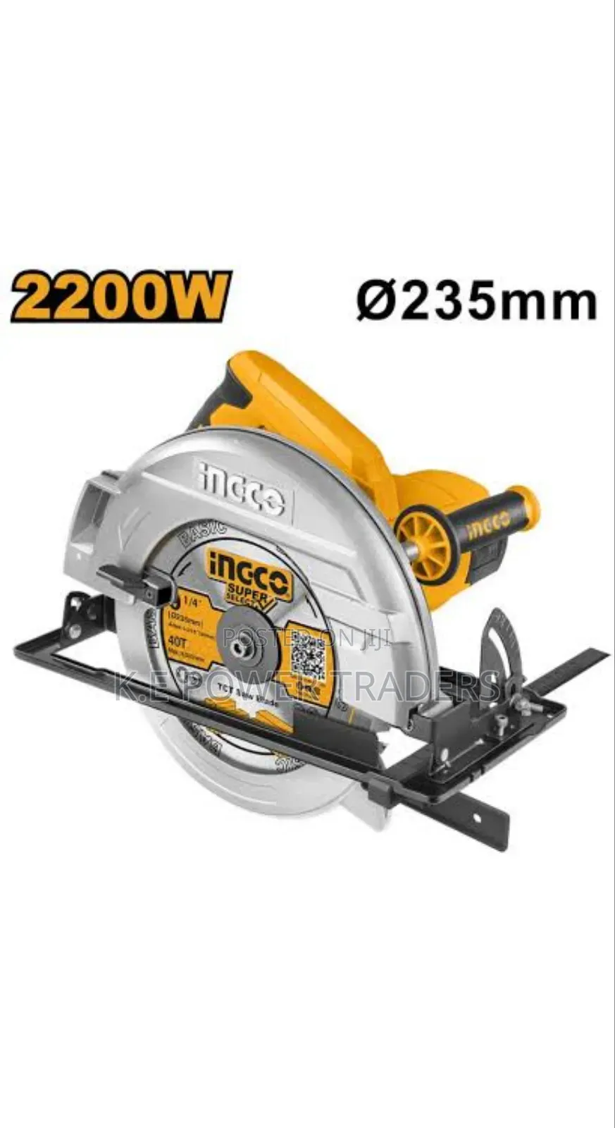 2200w 9" Ingco Circular Saw
