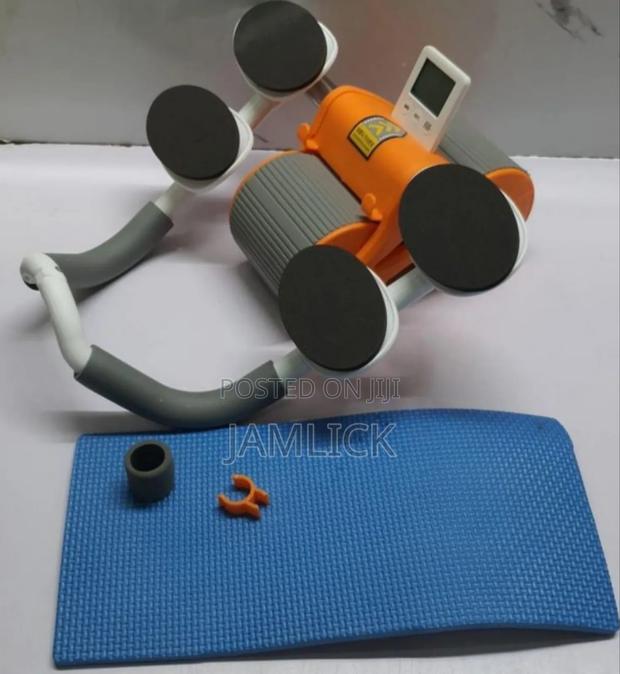4-Elbow Pad Automatic Rebound Abdominal Wheel - Pm - thumbnail 3