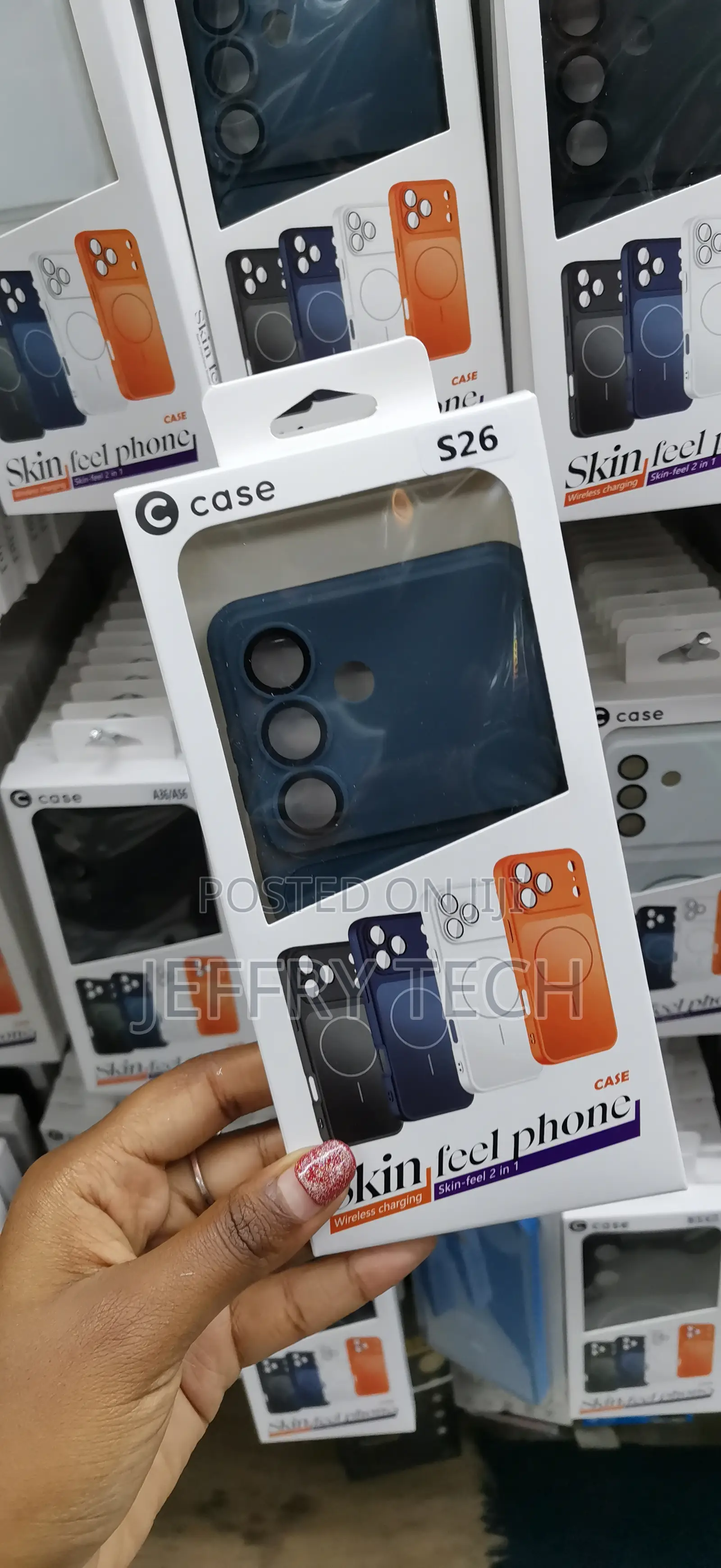 Bqwiio Samsung Galaxy S26 Magsafe Tpu Hybrid Pc Phone Case -Blue