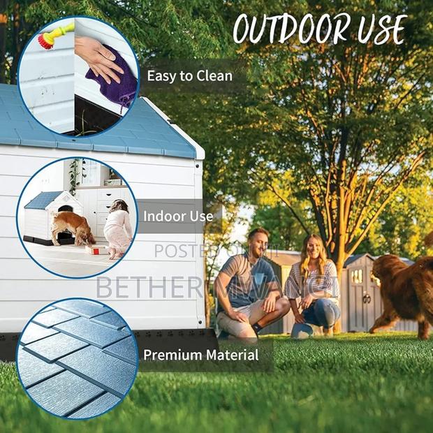 Large Durable Waterproof Plastic Pet House In Kenya - thumbnail 4
