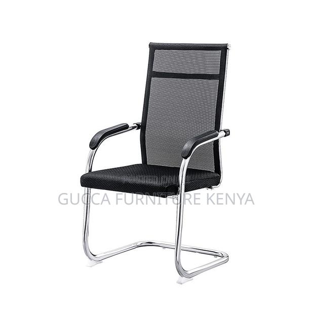 Ergonomic Mid Back Mesh Conference Chair - thumbnail 3