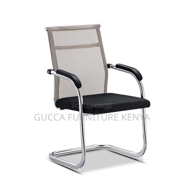 Ergonomic Mid Back Mesh Conference Chair - thumbnail 8