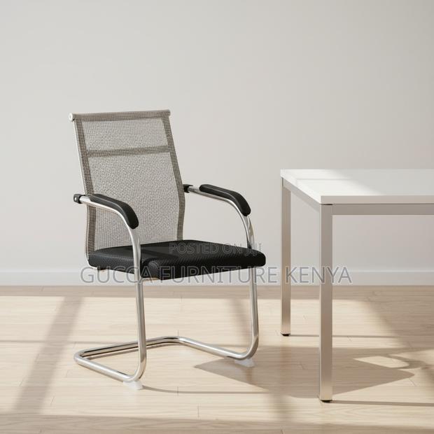 Ergonomic Mid Back Mesh Conference Chair - thumbnail 14