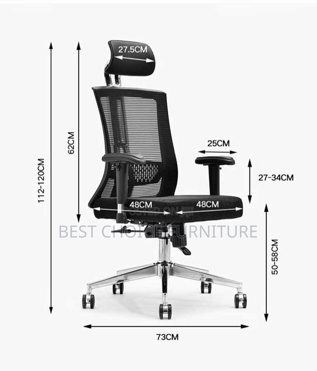 Office Chairs; Ergonomic Orthopedic Office Chair – High Back - thumbnail 4