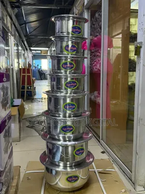 Sufuria + Lids
*Signature 12/19 (8pcs) With Lids Aluminum Sufurias*