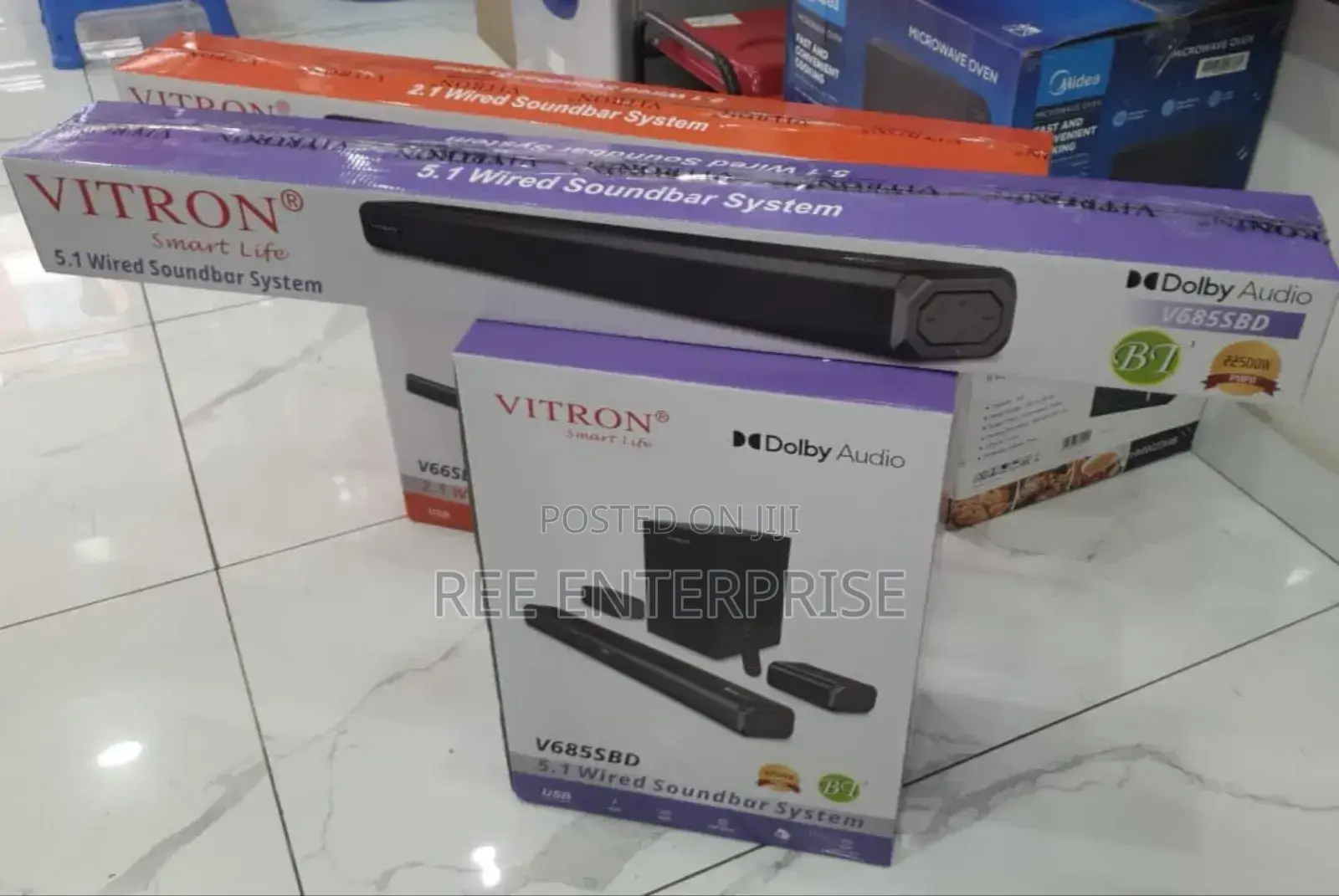 Vitron Soundbar 5.1 V685sbd 22500w Dolby Audio Deep Bass