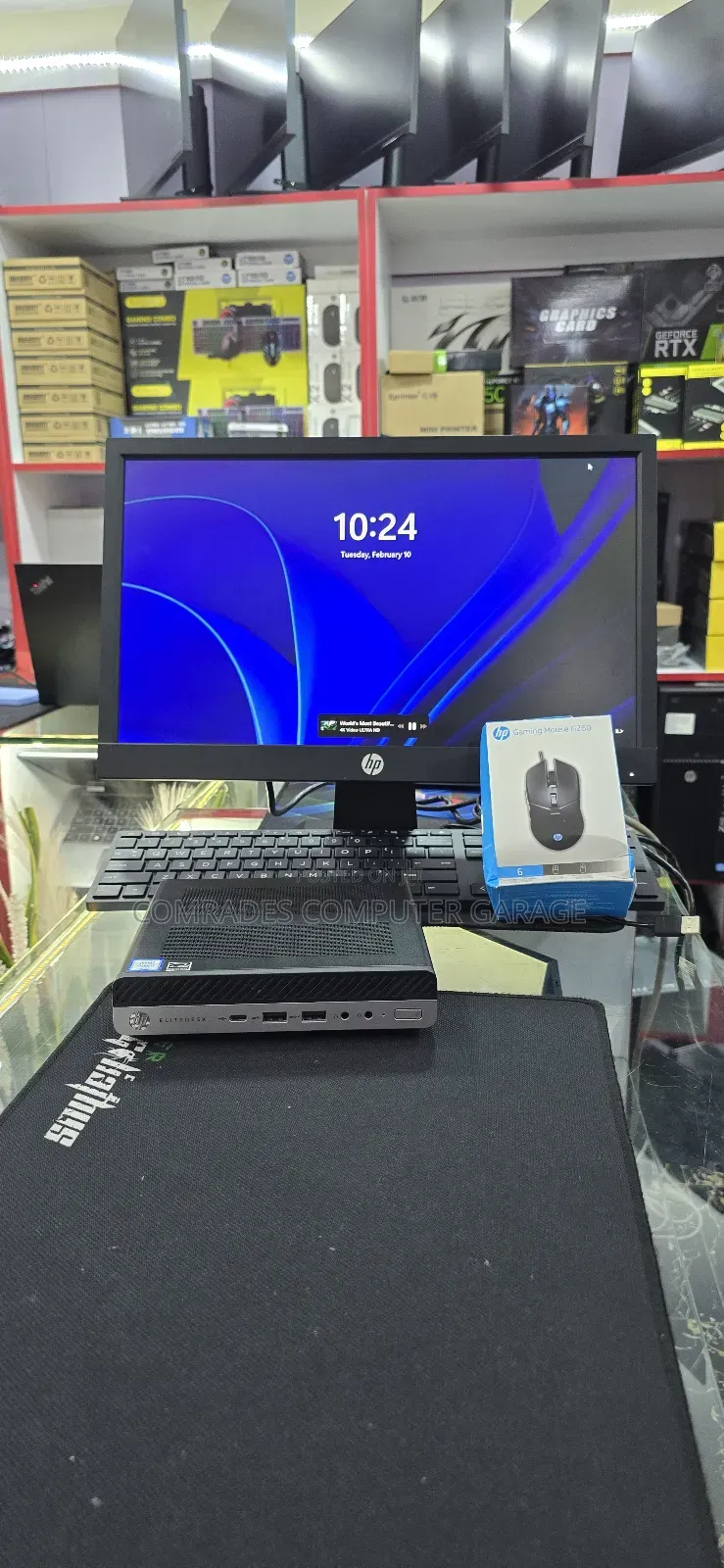 Desktop Computer HP EliteDesk 800 8GB Intel Core I7 SSD 256GB