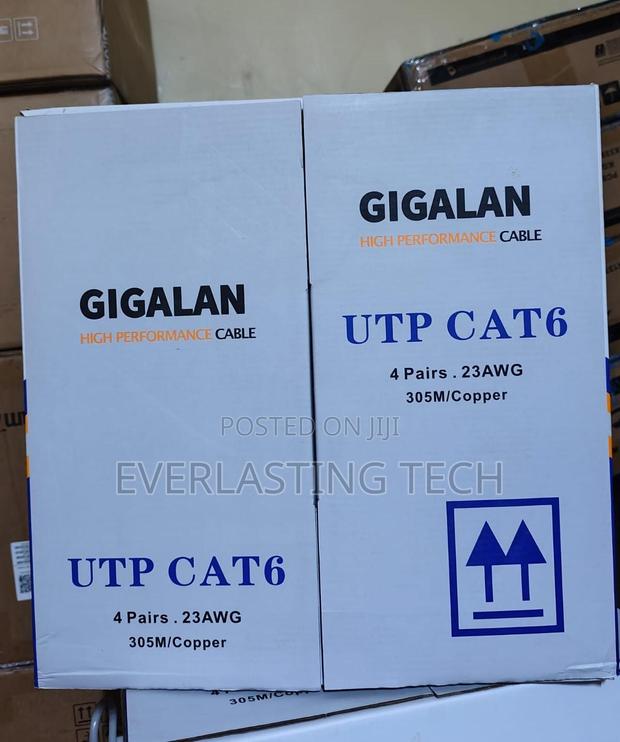 Gigalan Cat 6 Utp Indoor Pure Copper Ethernet Cable 305m