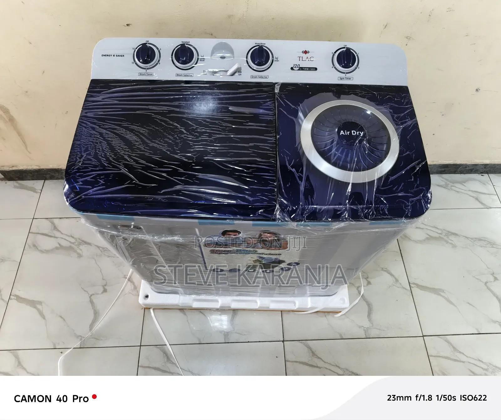 Tlac 12kg Wash and Spin Twin Tub
