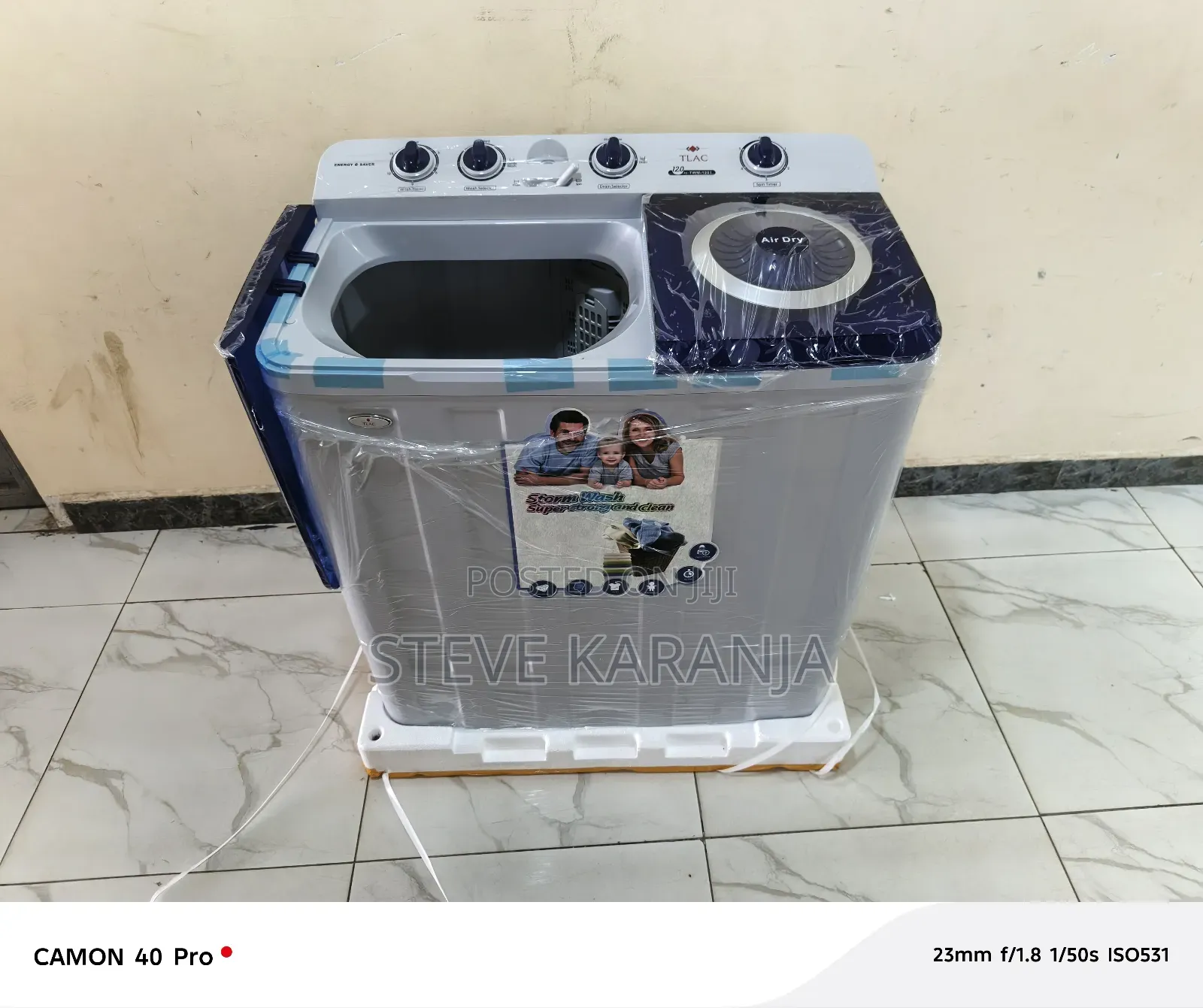 Tlac 12kg Wash and Spin Twin Tub