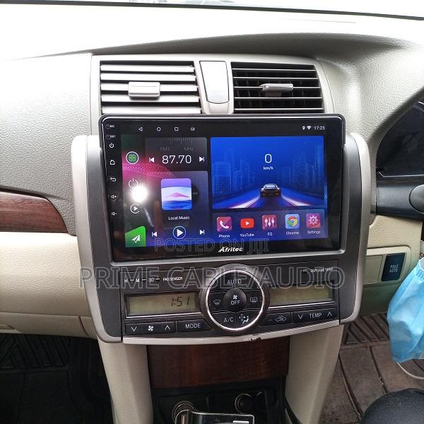 High End Android Radio 9 Inch With Frame Fitted in Toyota Allion260
